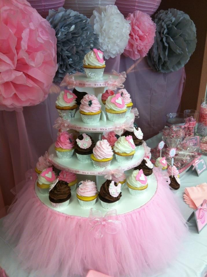 Baby Shower Cupcake Stand