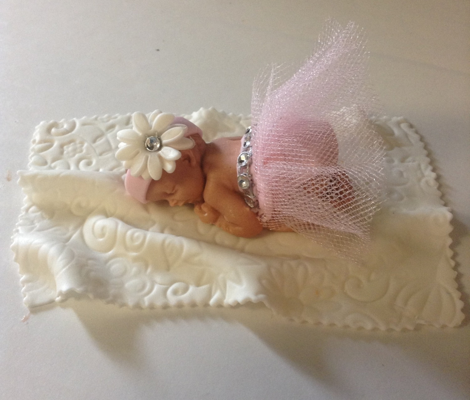 Ballerina Baby Shower Cake Topper