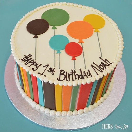 Balloon Birthday Cake