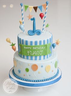 Balloon Birthday Cake