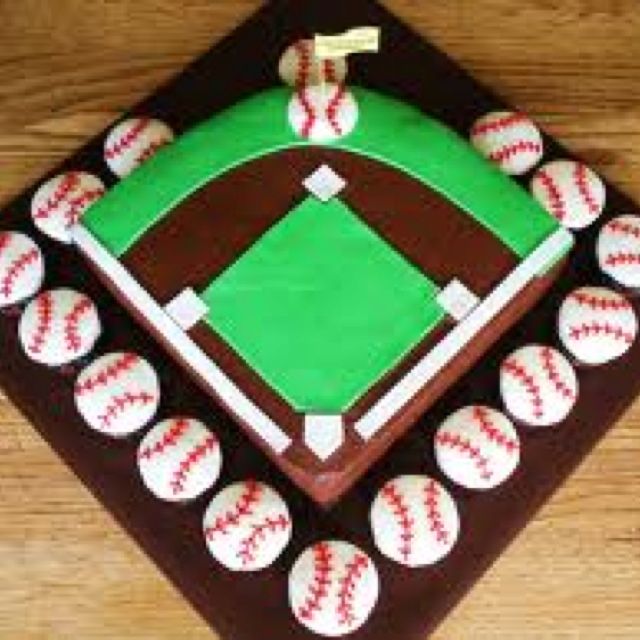 Baseball Birthday Cake