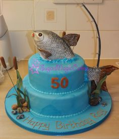 Bass Fishing Birthday Cakes for Men