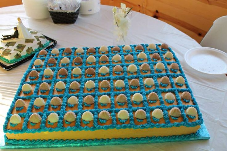 Beach Sheet Cake