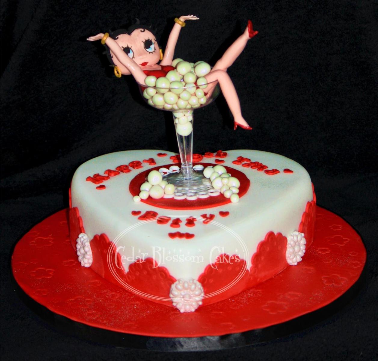 Betty Boop Birthday Cake