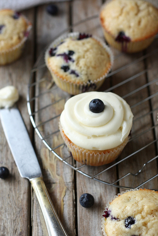 8 Photos of Blueberry Cream Cheese Cupcakes Muffins