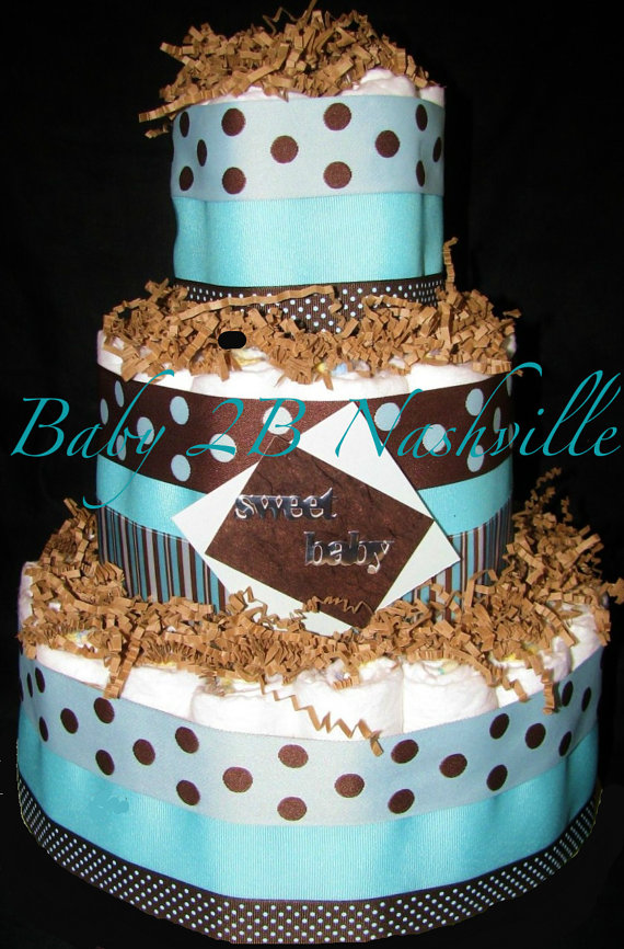 Boy Baby Shower Diaper Cake