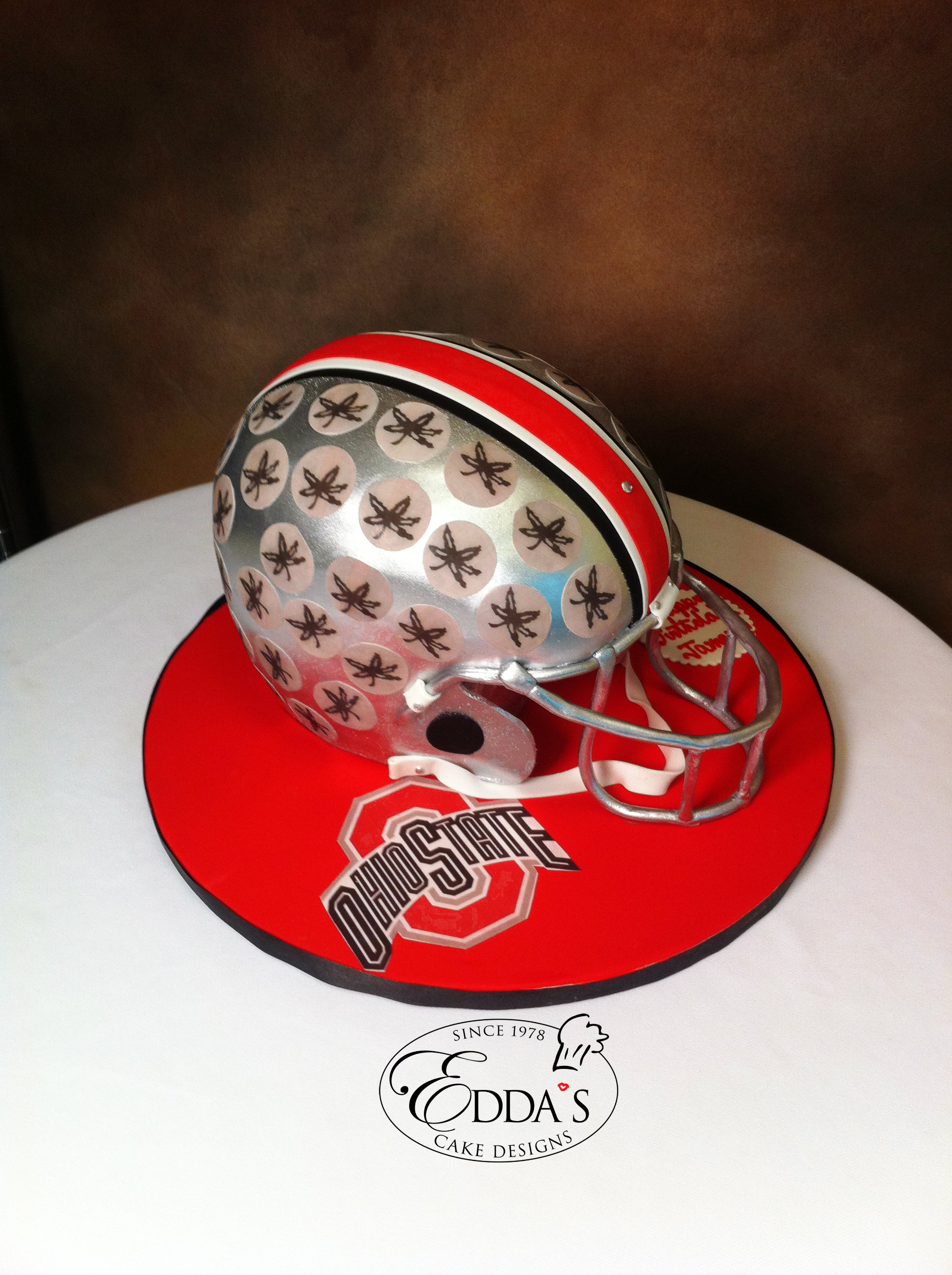 Buckeyes Birthday Cake