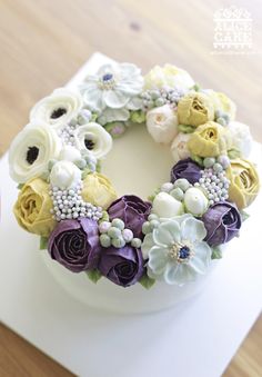 Buttercream Flower Cake