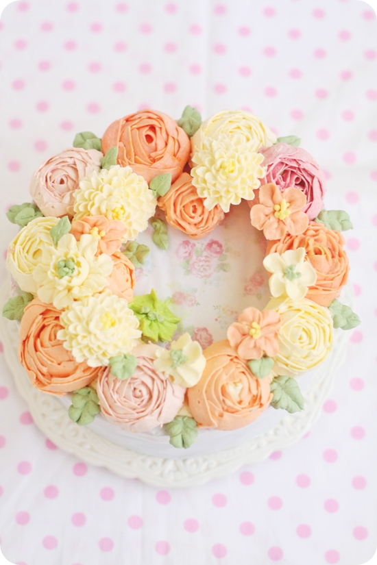 Buttercream Flower Cake