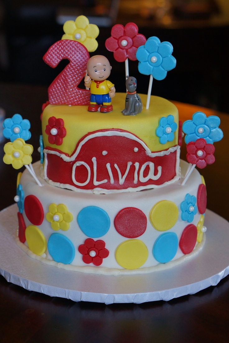 Caillou Birthday Cake