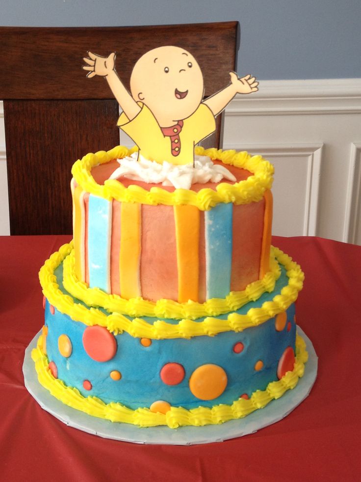 Caillou Birthday Cake