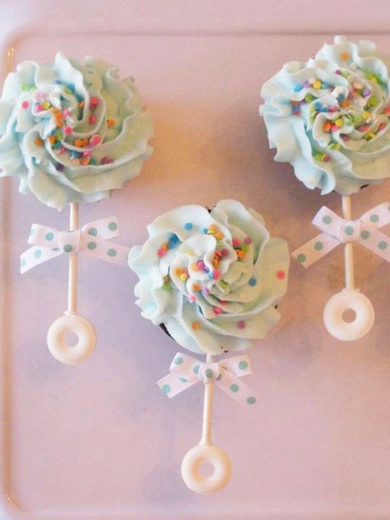 Cake Idea Baby Shower Cupcakes