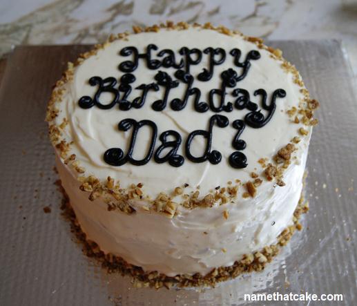 Cake That Says Happy Birthday Dad