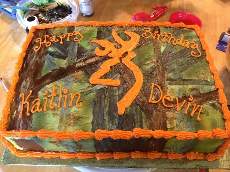 Camo Birthday Cake