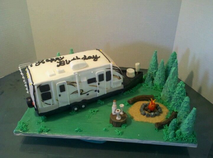 Camper Birthday Cake