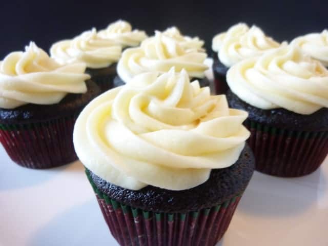 Chocolate Cupcakes with Cream Cheese Frosting