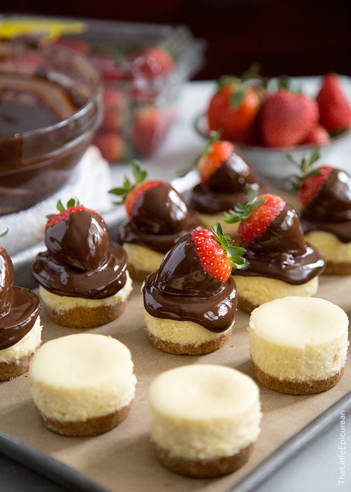 9 Photos of Marble Mini Strawberry Cheesecakes