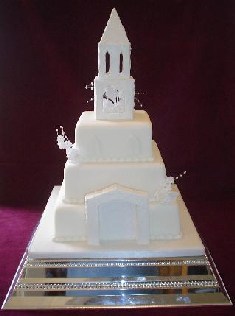 Church Design Wedding Cakes