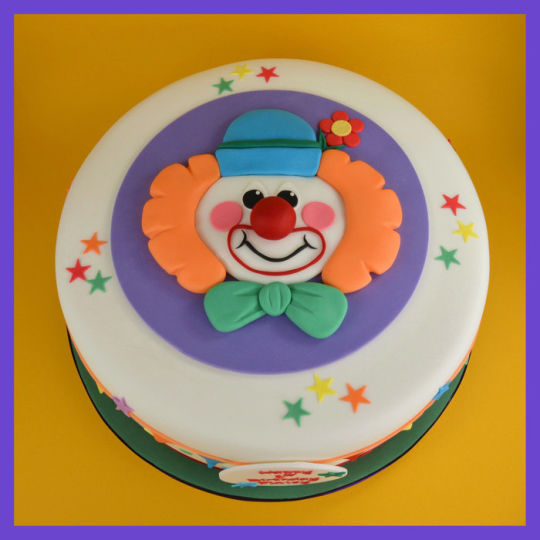 Clown Birthday Cake