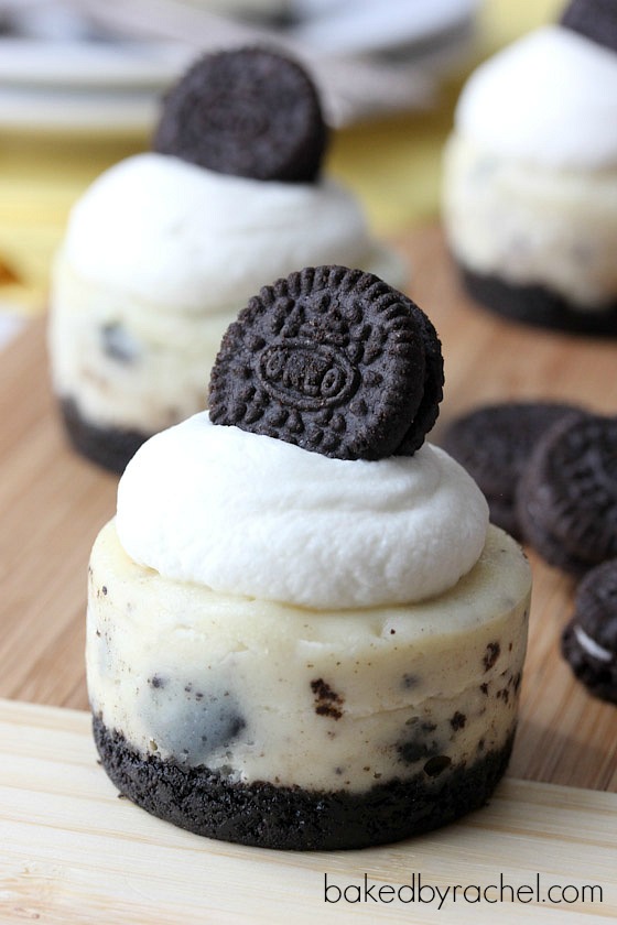 Cookies and Cream Mini Cheesecakes