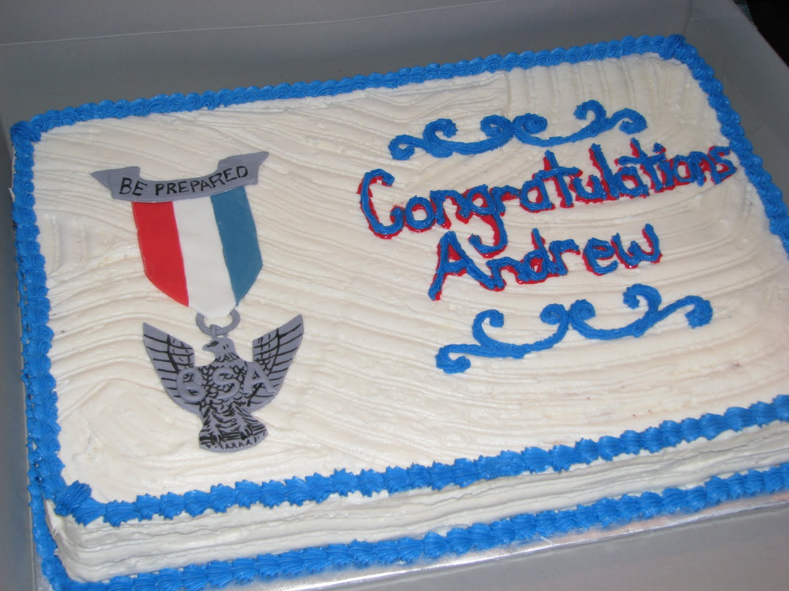 Court of Honor Eagle Scout Cake Idea