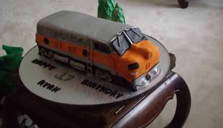 CSX Train Cake