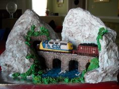 CSX Train Edible Cake Image