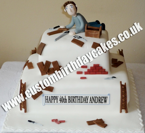 Custom Birthday Cake for Man