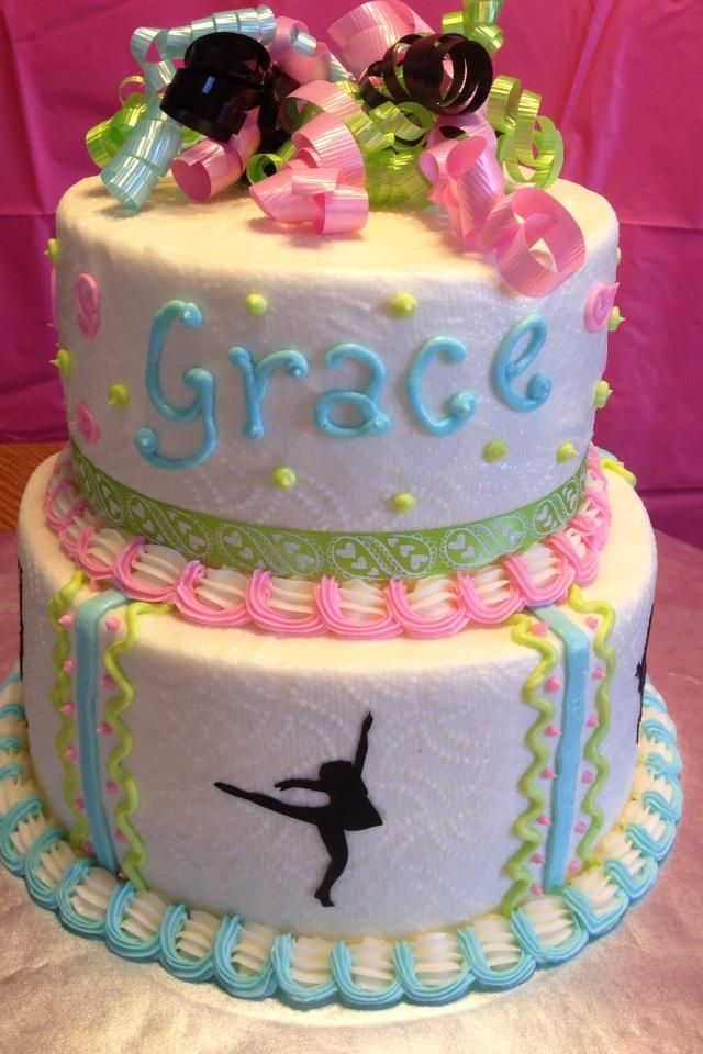 Dancer Birthday Cake