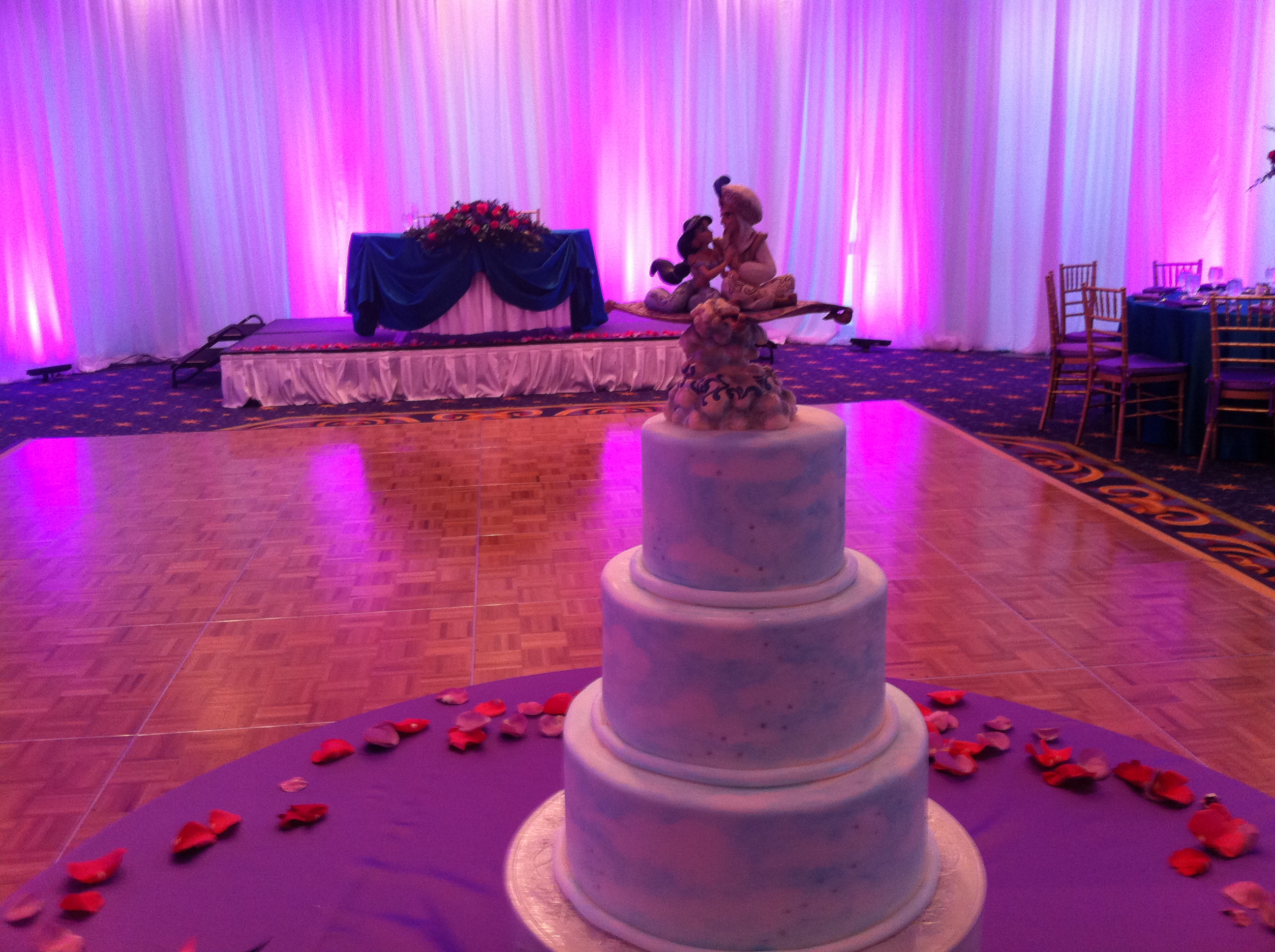 Disney Aladdin Wedding Cake Toppers