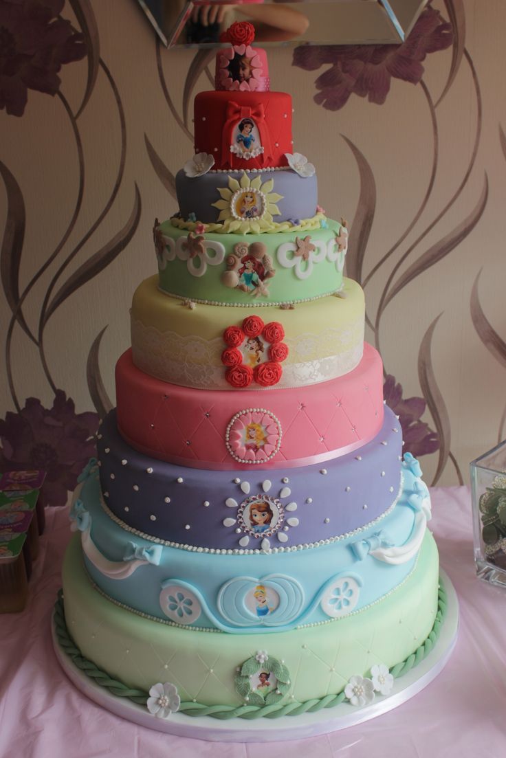 Disney Princess Birthday Cakes