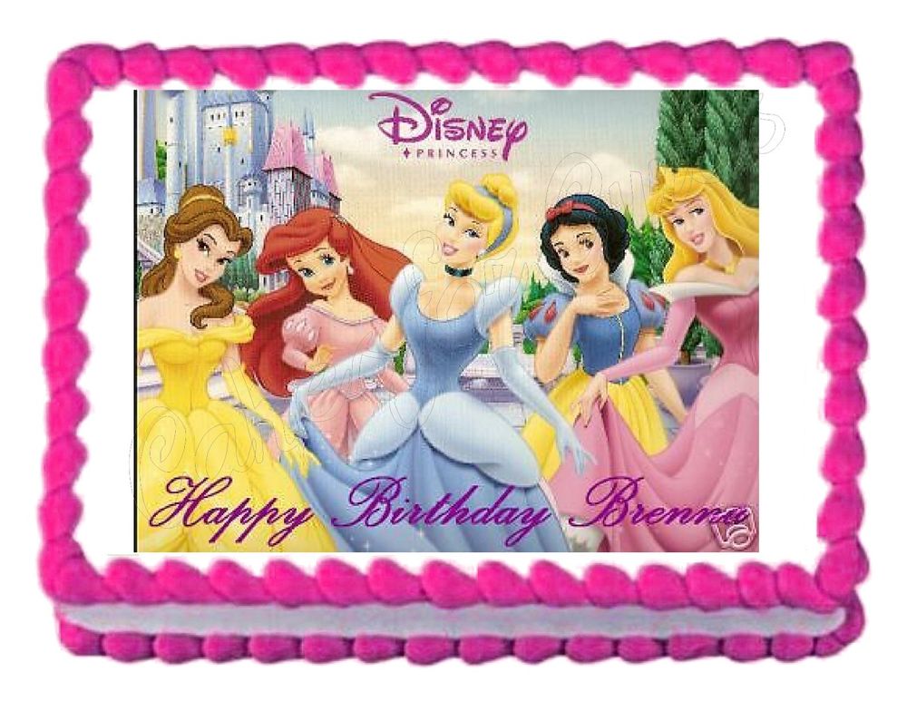 Disney Princess Birthday Sheet Cakes