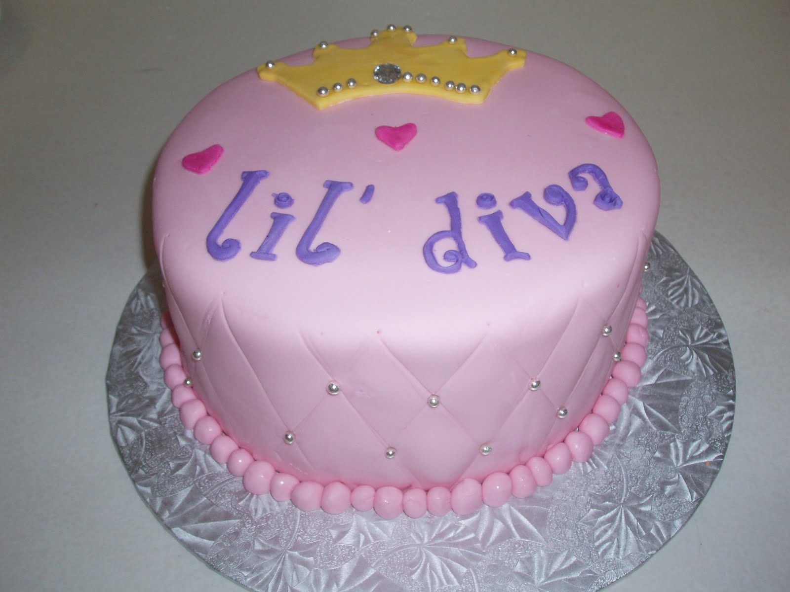 Diva Baby Shower Cake