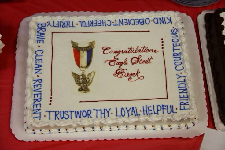 Eagle Scout Cake