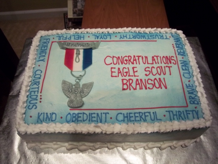 Eagle Scout Court of Honor Cake