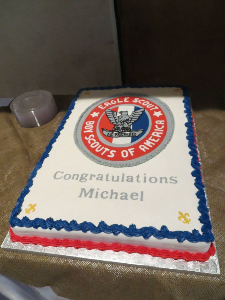 Eagle Scout Court of Honor Cake