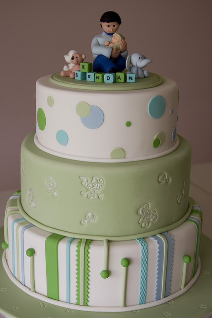 12 Photos of Elegant Boy Baby Shower Cakes