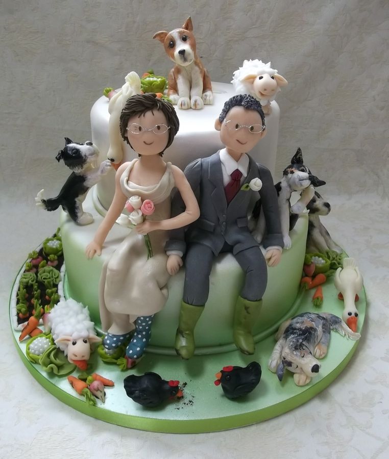 Farmer Wedding Cake