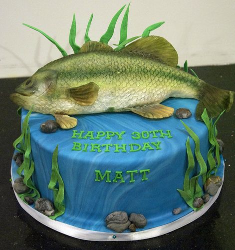 Fishing Birthday Cake