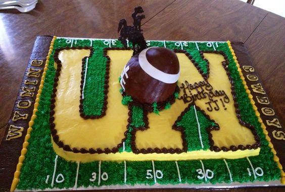 Football Sheet Cake Designs