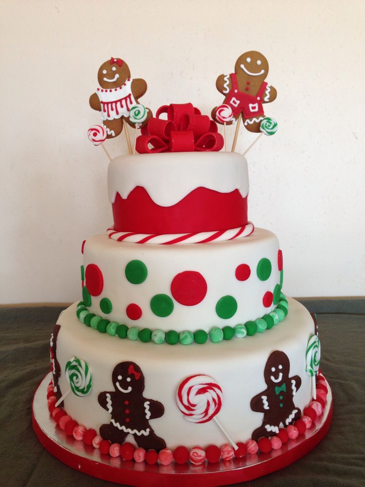 Funny Christmas Birthday Cake