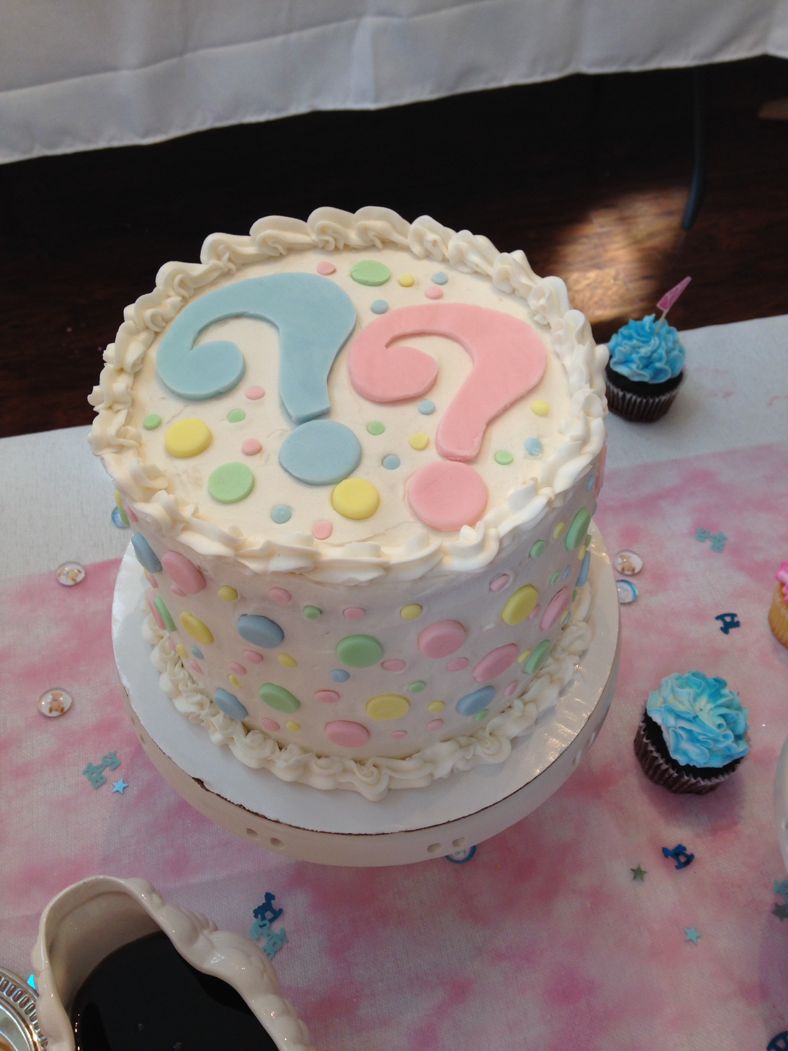 Gender Reveal Cake