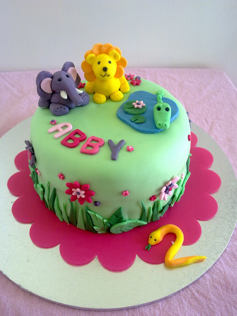 Girl 2nd Birthday Cake