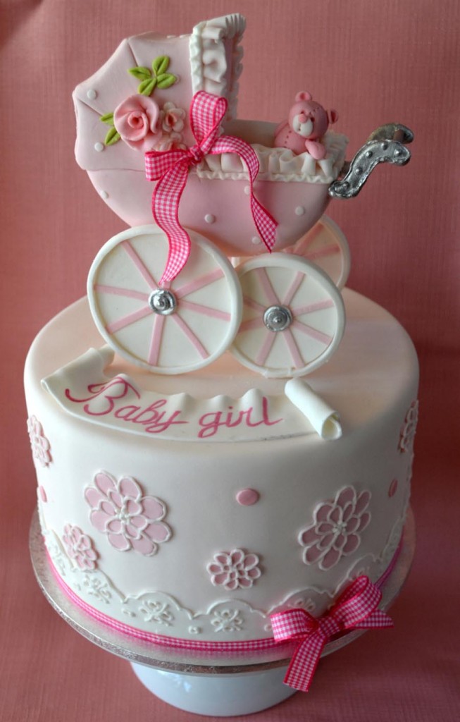 8 Photos of Easy Cute Baby Shower Cakes