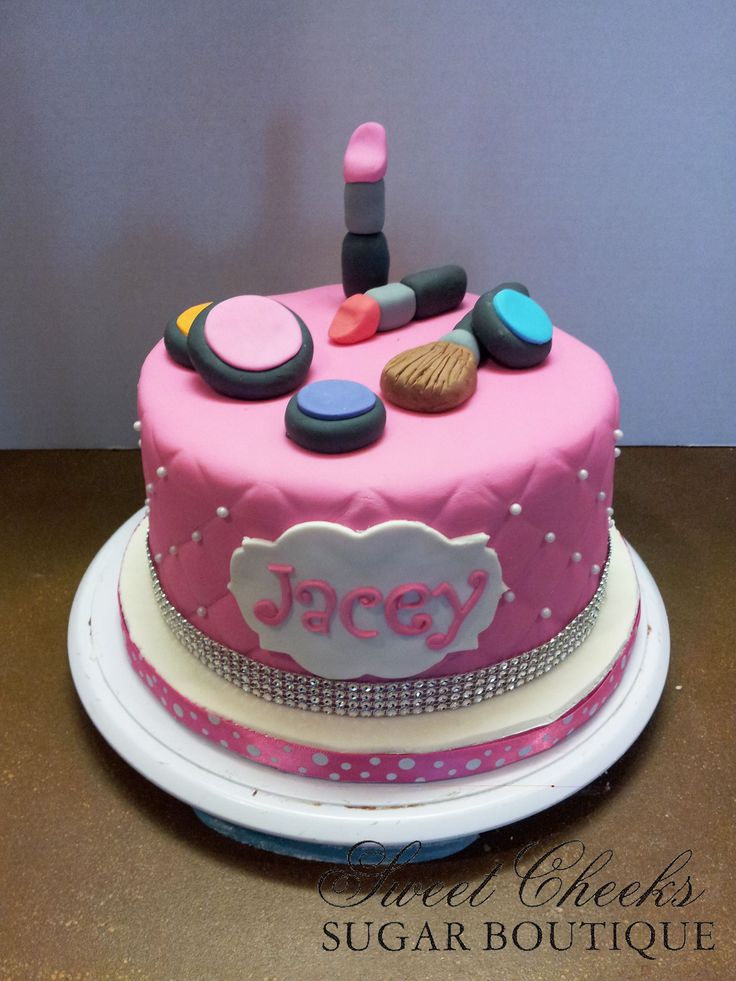 Happy Birthday Cake Themed Makeup