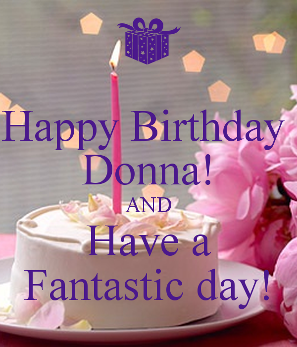 Happy Birthday Donna