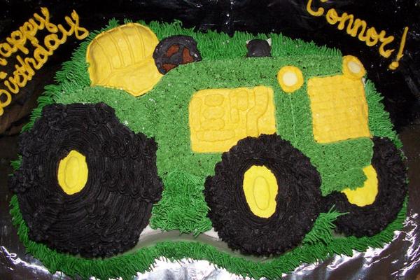 Happy Birthday John Deere Tractor Cakes