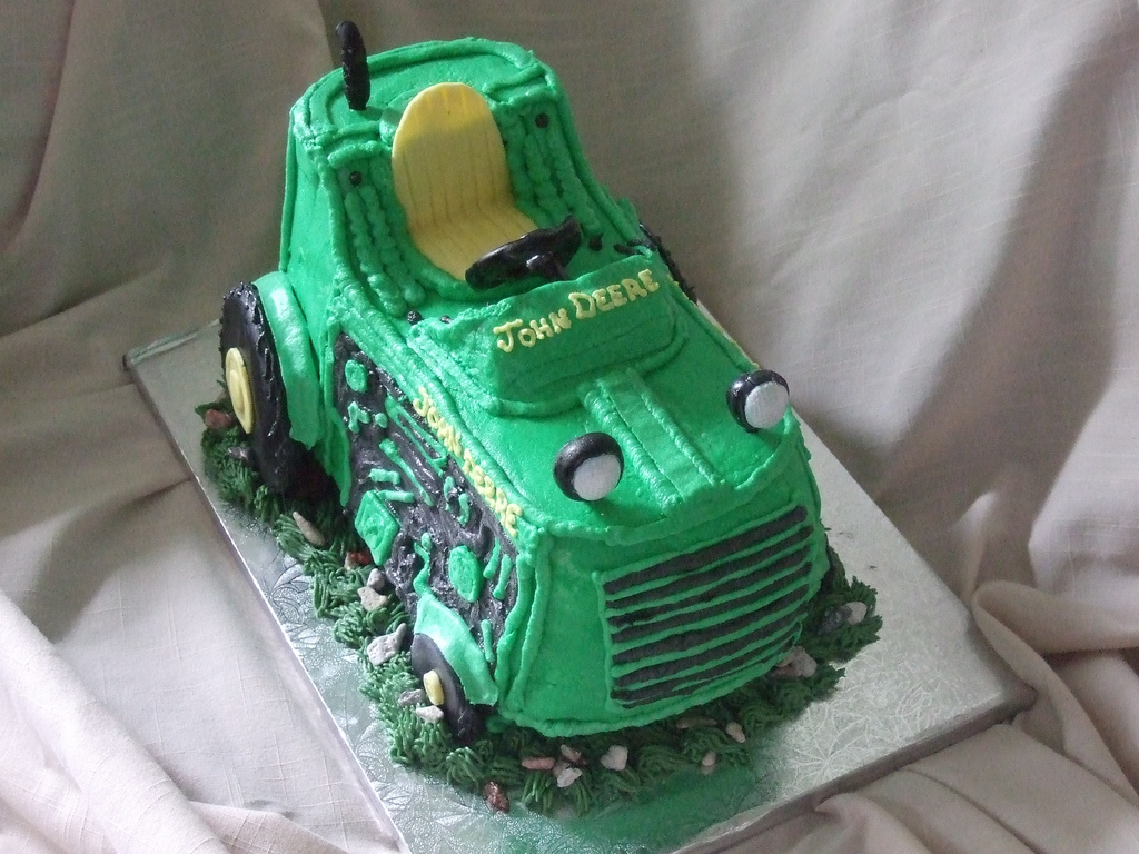 Happy Birthday John Deere Tractor Cakes