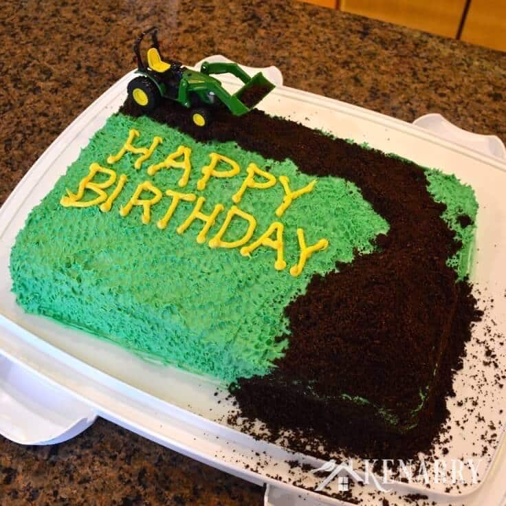 Happy Birthday John Deere Tractor Cakes