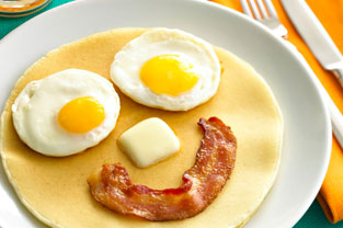 Happy Face Breakfast